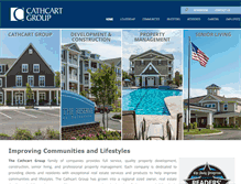 Tablet Screenshot of cathcartgroup.com